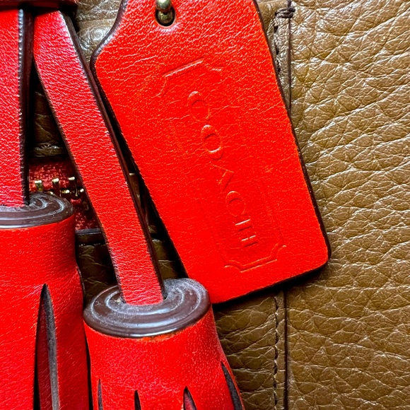 Coach Legacy Textured Leather Medium Candace Carryall Tote - Picture 4 of 11